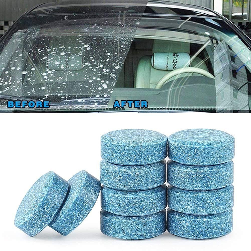 Car Wiper Detergent Effervescent Tablets, Pack of 10