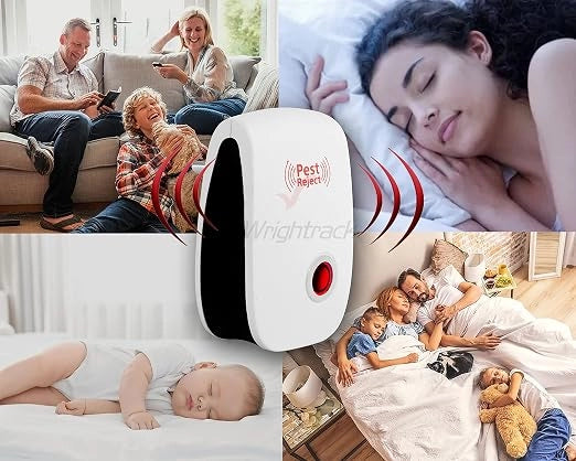 Electric Ultrasonic Pest Repeller for Mosquitoes & Rodents, Pack of 2