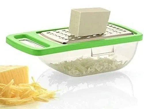 Stainless Steel Cheese Grater with Container Box for Vegetables, Fruits & Ginger (2)