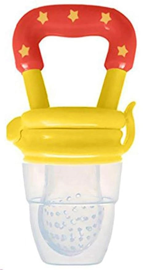 Aarij Mart Baby Fruit & Vegetable Feeder, Multicolor, Pack of 2