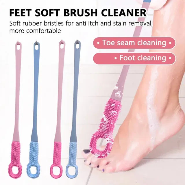 Toe Gap & Seam Scrubber Brush for Dead Skin Foot Care