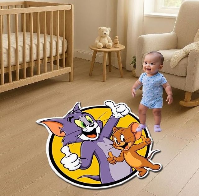 3D Anti-Slip Bathroom Mat for Home | Absorbent Quick-Dry Bath Rug