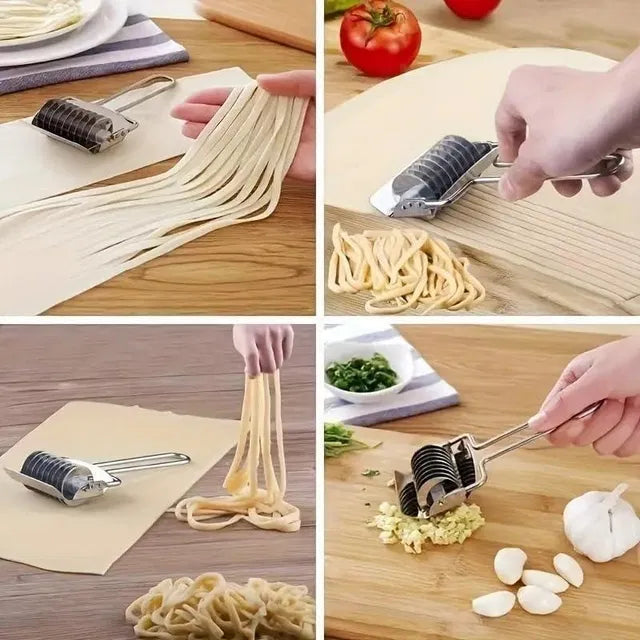 Stainless Steel Manual Noodle Pasta Cutter Tool