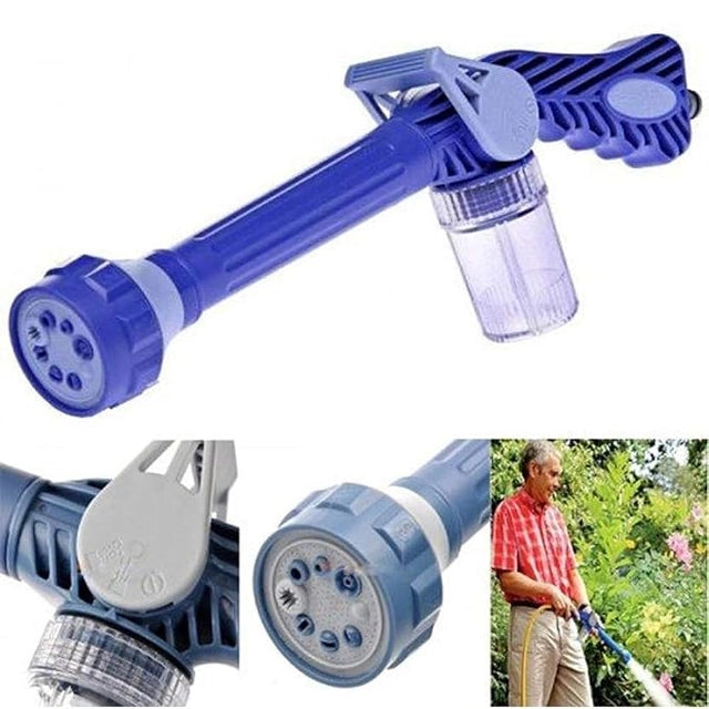 Aarij Mart 8-in-1 Turbo Water Spray Gun with Soap Dispenser