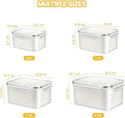 Fridge storage containers Pack of 2