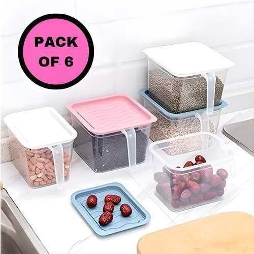 Aarij Mart Unbreakable Kitchen Storage Basket, Pack of 6