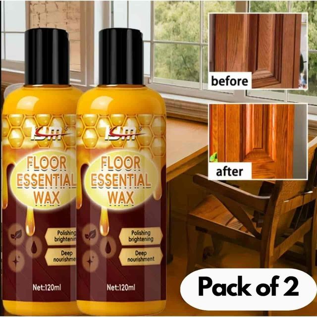 Aarij Mart Floor Essential Wax, 120 ml Each (Pack of 2)