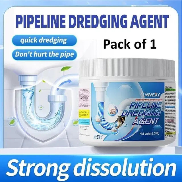 Pipe Dredging Agent for Kitchen & Toilet Pipelines, 260 g (Pack of 1)