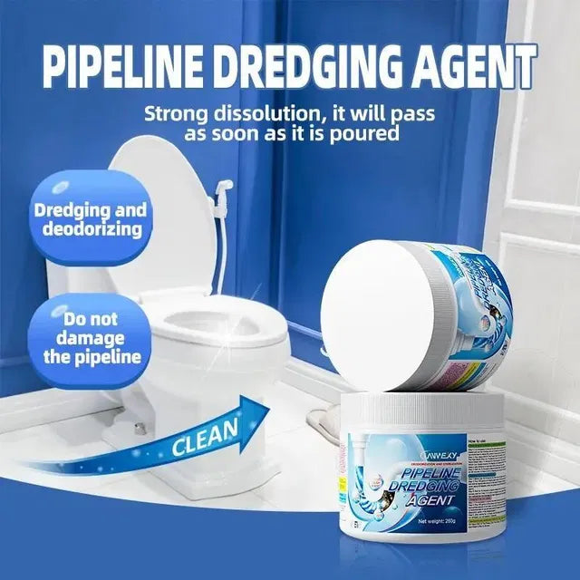 Pipe Dredging Agent for Kitchen & Toilet Pipelines, 260 g (Pack of 1)
