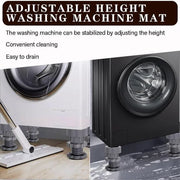 Washing Machine Vibration Pads, Floor Trays, Refrigerator Stand (4 Pcs Set)
