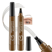 Waterproof Microblading Eyebrow Pencil with a Micro-Fork Tip Applicator Pack of 2