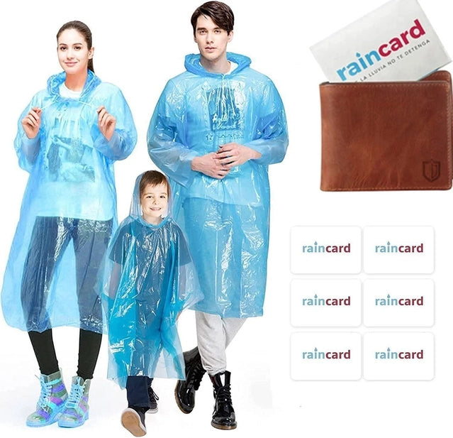 Aarij Mart Reusable Wallet Raincoat for Adults, Pack of 2