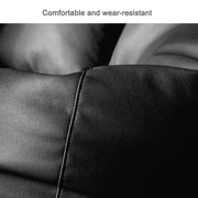Cozy Rabbit 3-Piece Filled Bean Bag Combo with Footrest & Cushion in Black - view 4