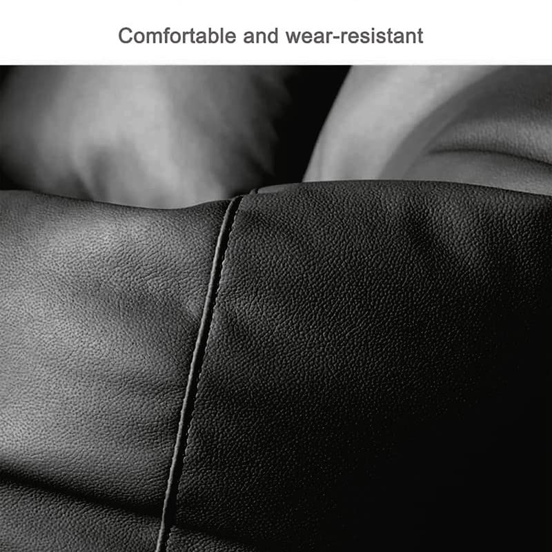 Cozy Rabbit 3-Piece Filled Bean Bag Combo with Footrest & Cushion in Black - view 4