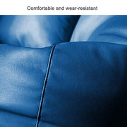 Cozy Rabbit 3-Piece Filled Bean Bag Combo with Footrest & Cushion in Blue - view 4