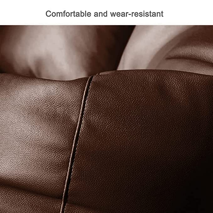 Cozy Rabbit 3-Piece Filled Bean Bag Combo with Footrest & Cushion in Brown - view 3