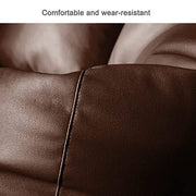 Cozy Rabbit 3-Piece Filled Bean Bag Combo with Footrest & Cushion in Brown - view 3