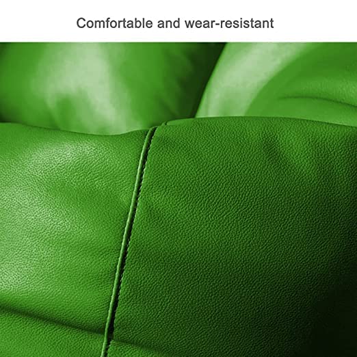Cozy Rabbit 3-Piece Filled Bean Bag Combo with Footrest & Cushion in Green - view 4