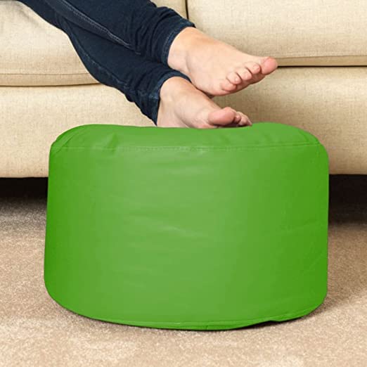 Cozy Rabbit 3-Piece Filled Bean Bag Combo with Footrest & Cushion in Green - view 5