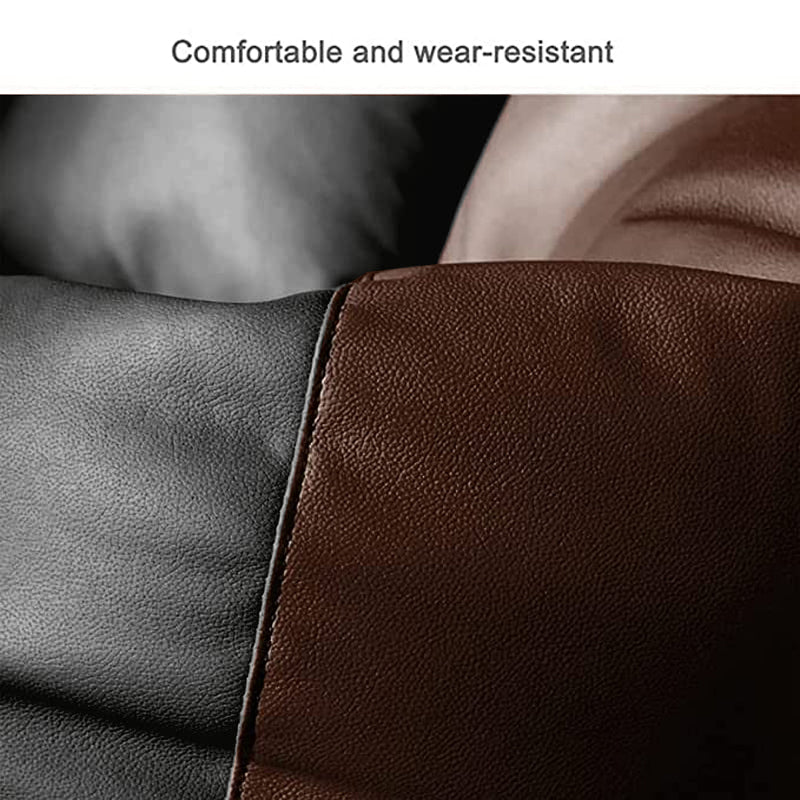 Cozy Rabbit 3-Piece Filled Bean Bag Combo with Footrest & Cushion in Black Brown - view 3