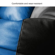 Cozy Rabbit 3-Piece Filled Bean Bag Combo with Footrest & Cushion in Blue Black - view 3