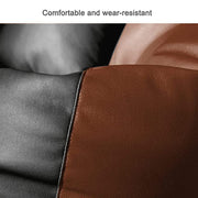 Cozy Rabbit 3-Piece Filled Bean Bag Combo with Footrest & Cushion in Brown Tan - view 3