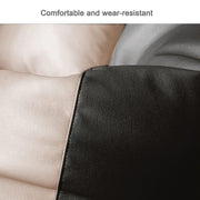 Cozy Rabbit 3-Piece Filled Bean Bag Combo with Footrest & Cushion in Cream Black - view 2