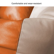 Cozy Rabbit 3-Piece Filled Bean Bag Combo with Footrest & Cushion in Cream & Orange - view 2
