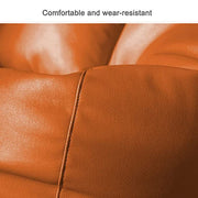 Cozy Rabbit 3-Piece Filled Bean Bag Combo with Footrest & Cushion in Orange - view 3