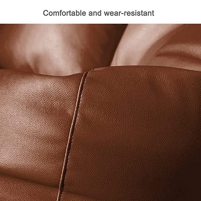 Cozy Rabbit 3-Piece Filled Bean Bag Combo with Footrest & Cushion in Tan - view 4